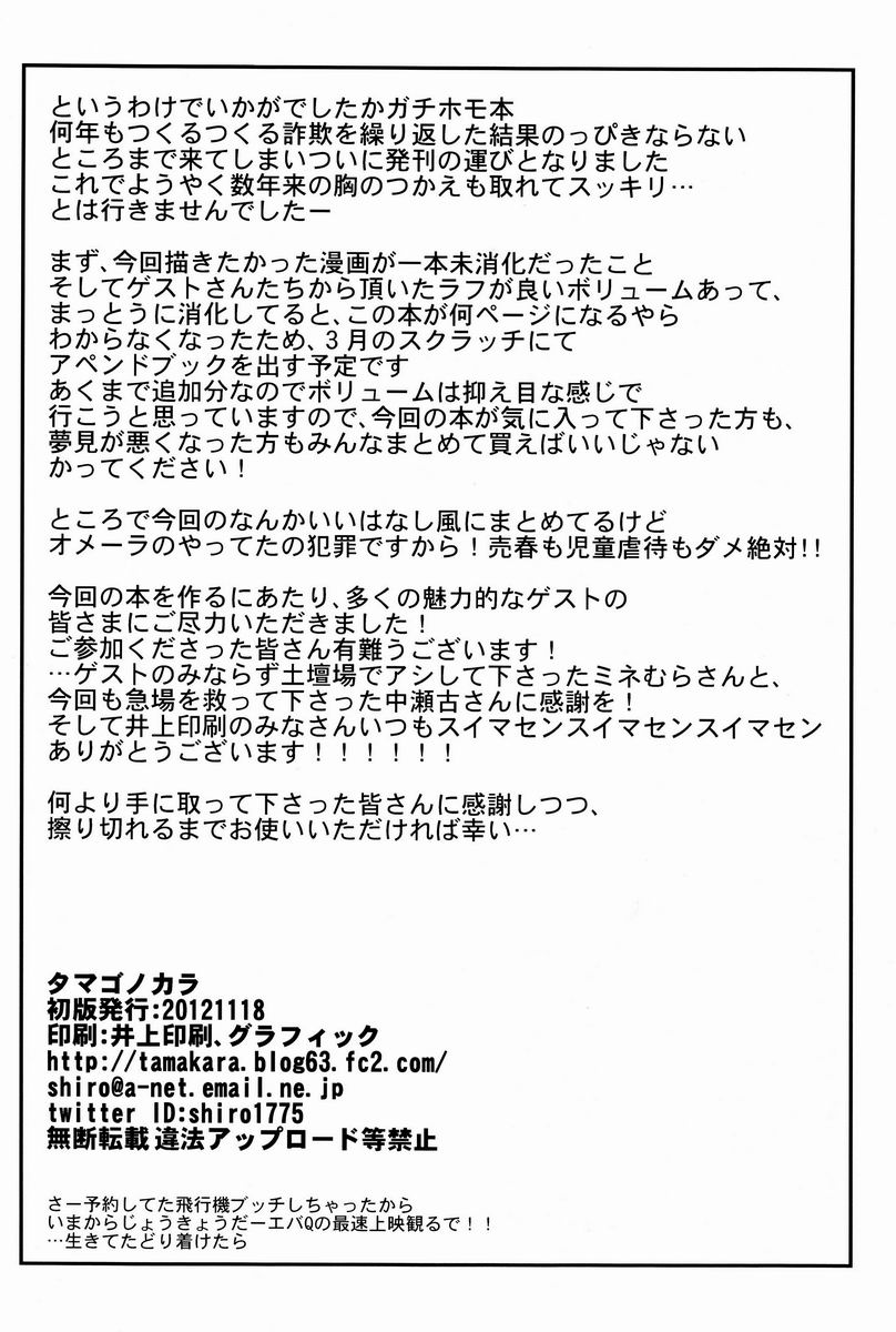 (コミティア102) [タマゴノカラ (よろず)] とある放浪青年の放蕩な日常