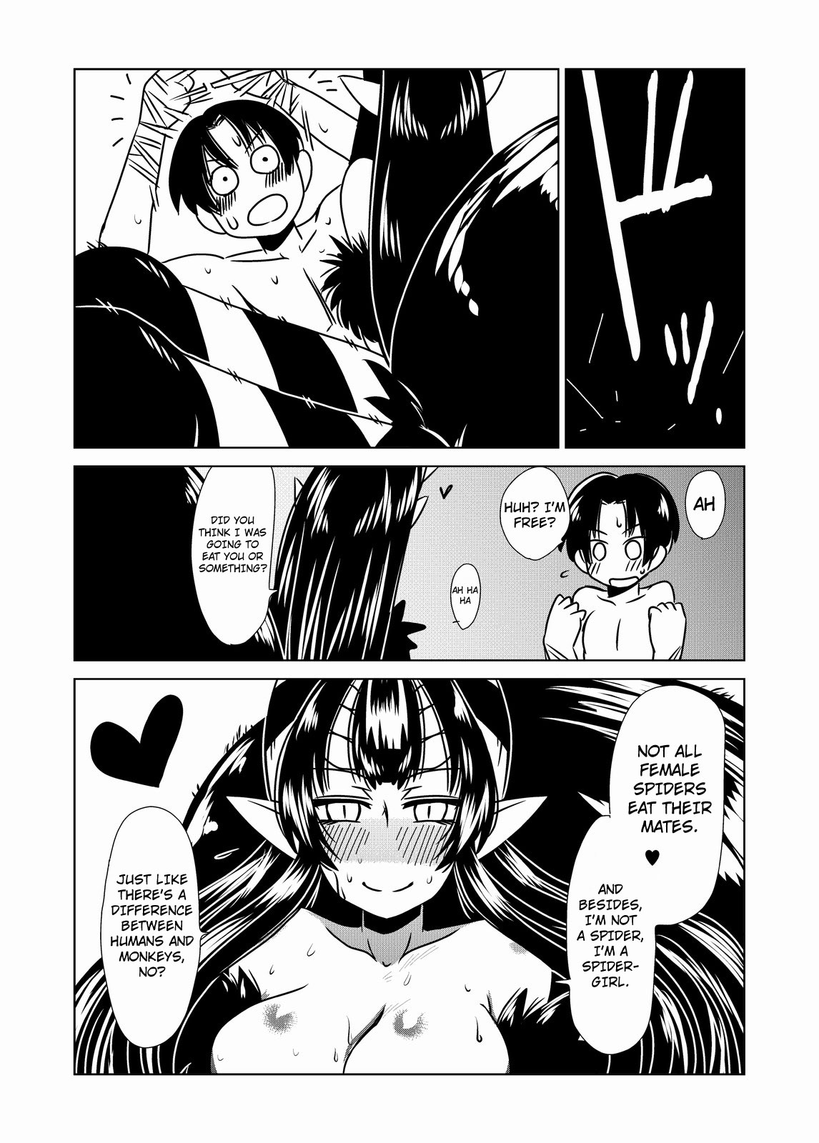 [ふろず] ゴーゴー蜘蛛娘 [英訳]
