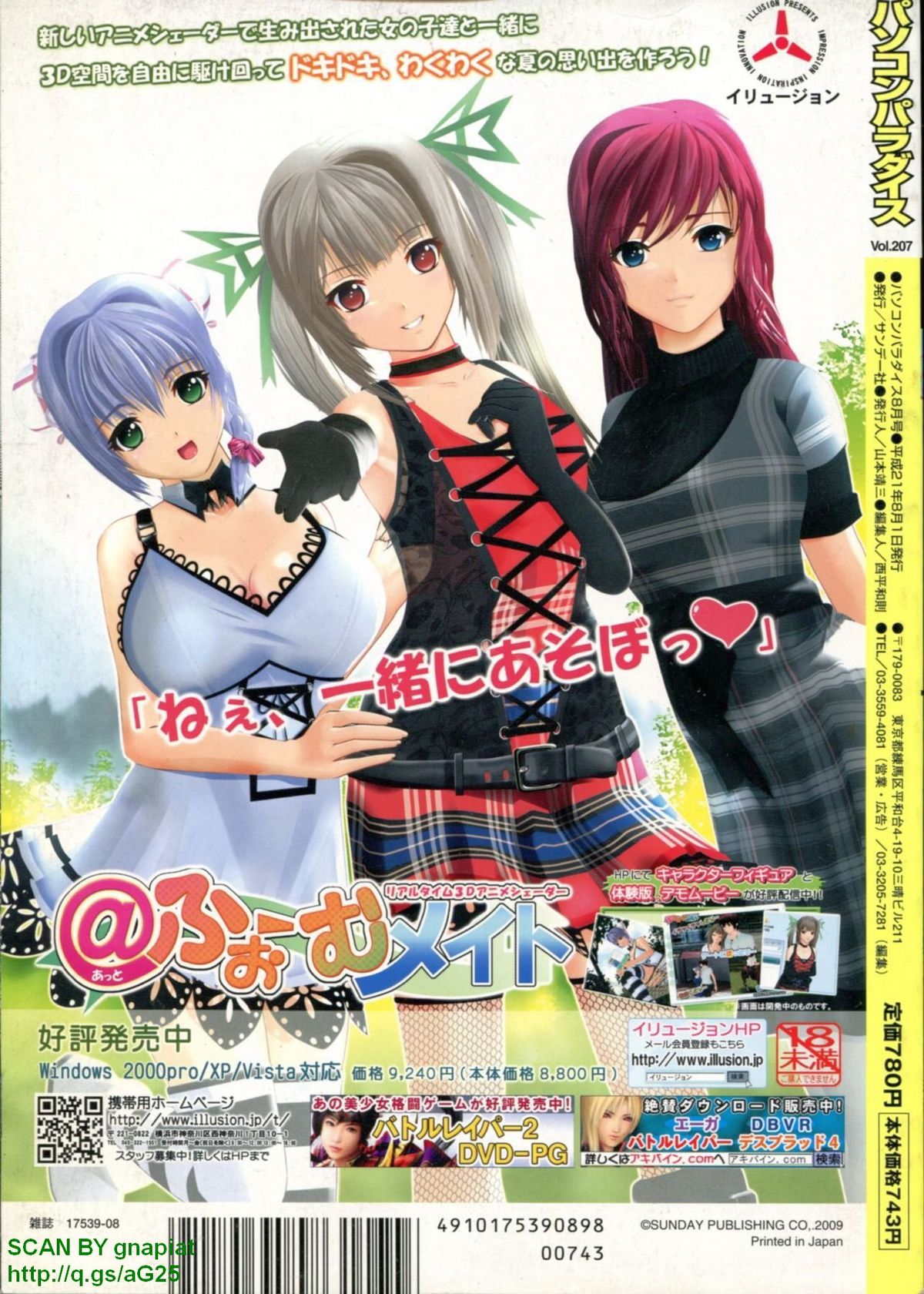 パソコンパラダイス 2009年8月号 Vol.207