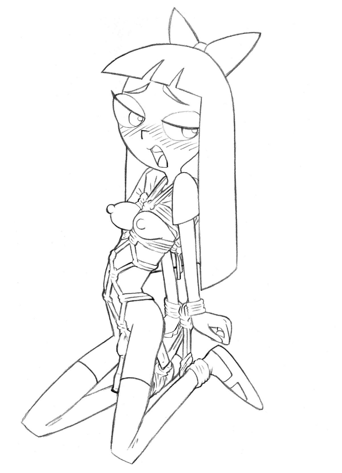 [Union Of The Snake (新田真子)] Psychosomatic Counterfeit Ex: Stacy (フィニアスとファーブ) [英訳] =Ero Manga Girls=