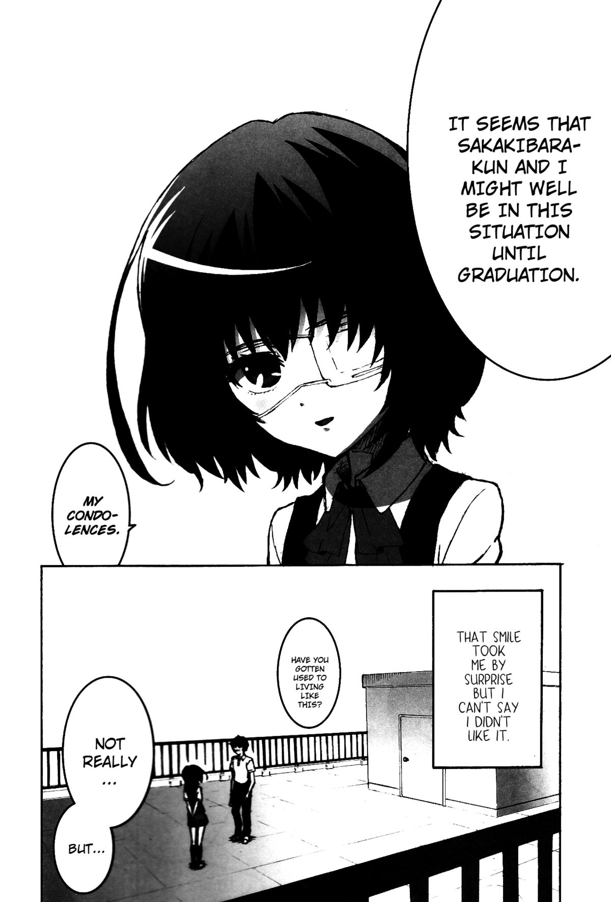 (サンクリ55) [テング堂 (テングダケ)] イナイモノノウタゲ (Another) [英訳]