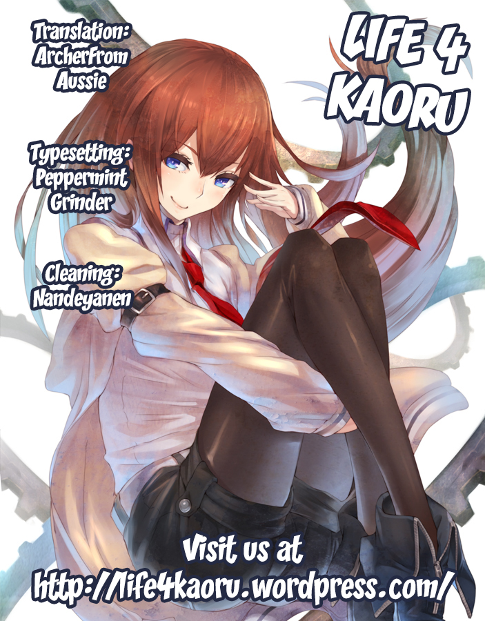 (C80) [circle six(緑青黒羽)] ダイバージェンス ゼロ (Steins;Gate) [英訳]