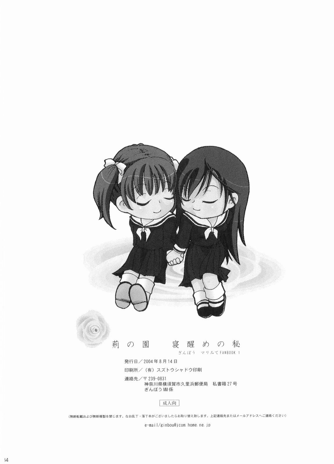 (C66) [ぎんぼう (銀青磁)] 荊の園 寝醒めの秘 (マリア様がみてる)