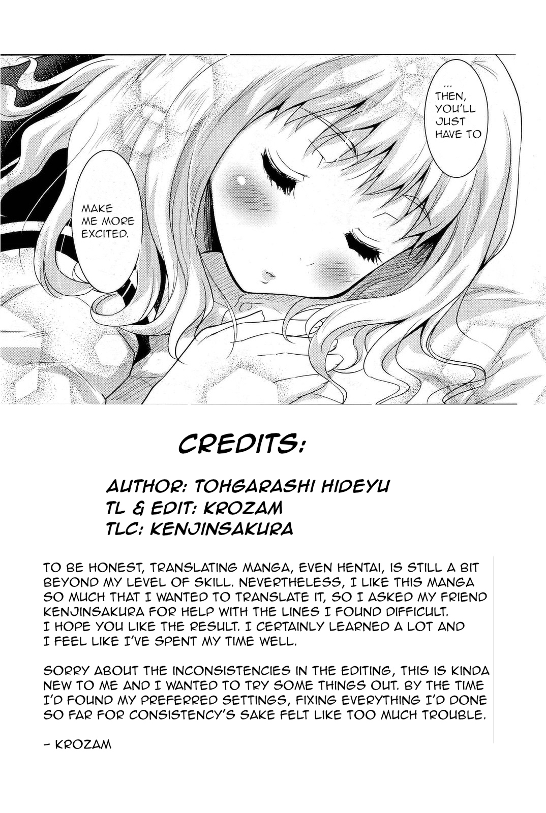 [唐辛子ひでゆ] ふたりでいっぽ (COMIC 阿吽 2012年1-2月合併号 VOL.187) [英訳]