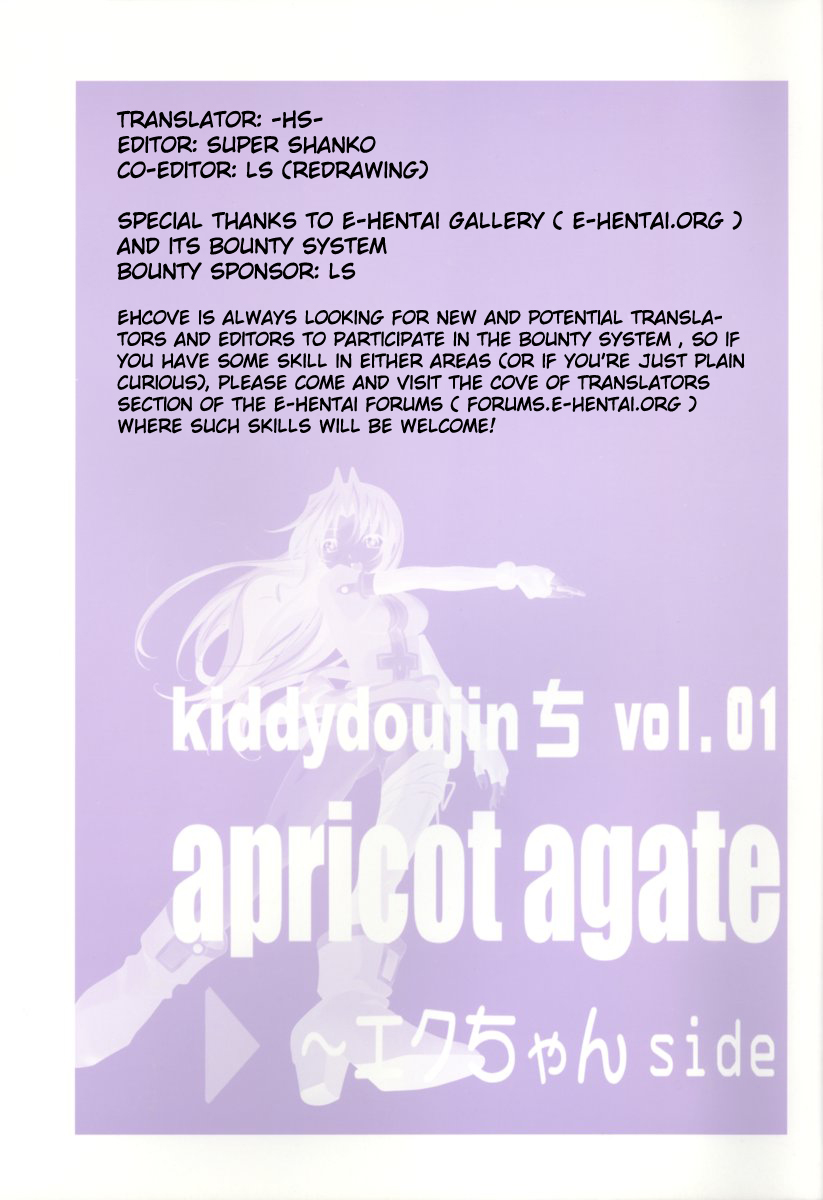 (C63) [彩-aya-、ちびっこ改造団 (伴久豊)] apricot agate～エクちゃんside (キディグレイド) [英訳]