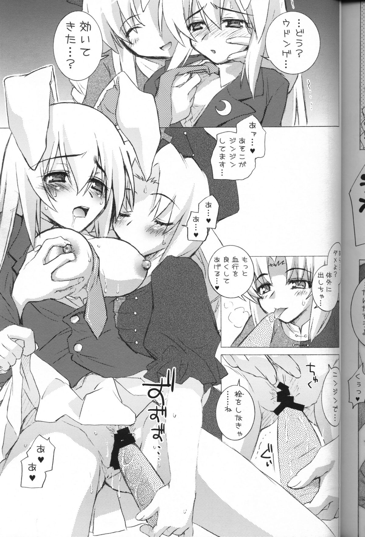 (C72) [Tiger☆79 (神楽坂なぐ, 的良みらん, 浅草寺きのと)] 冷やしウドンゲはぢめました。(東方Project)