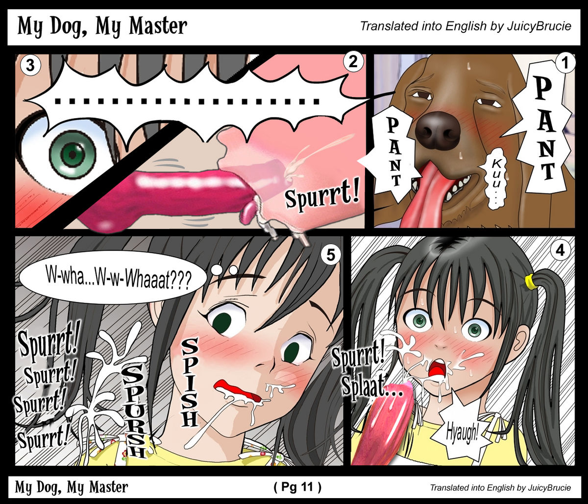 [はるはる堂] 私んちのお犬様00 [英訳]