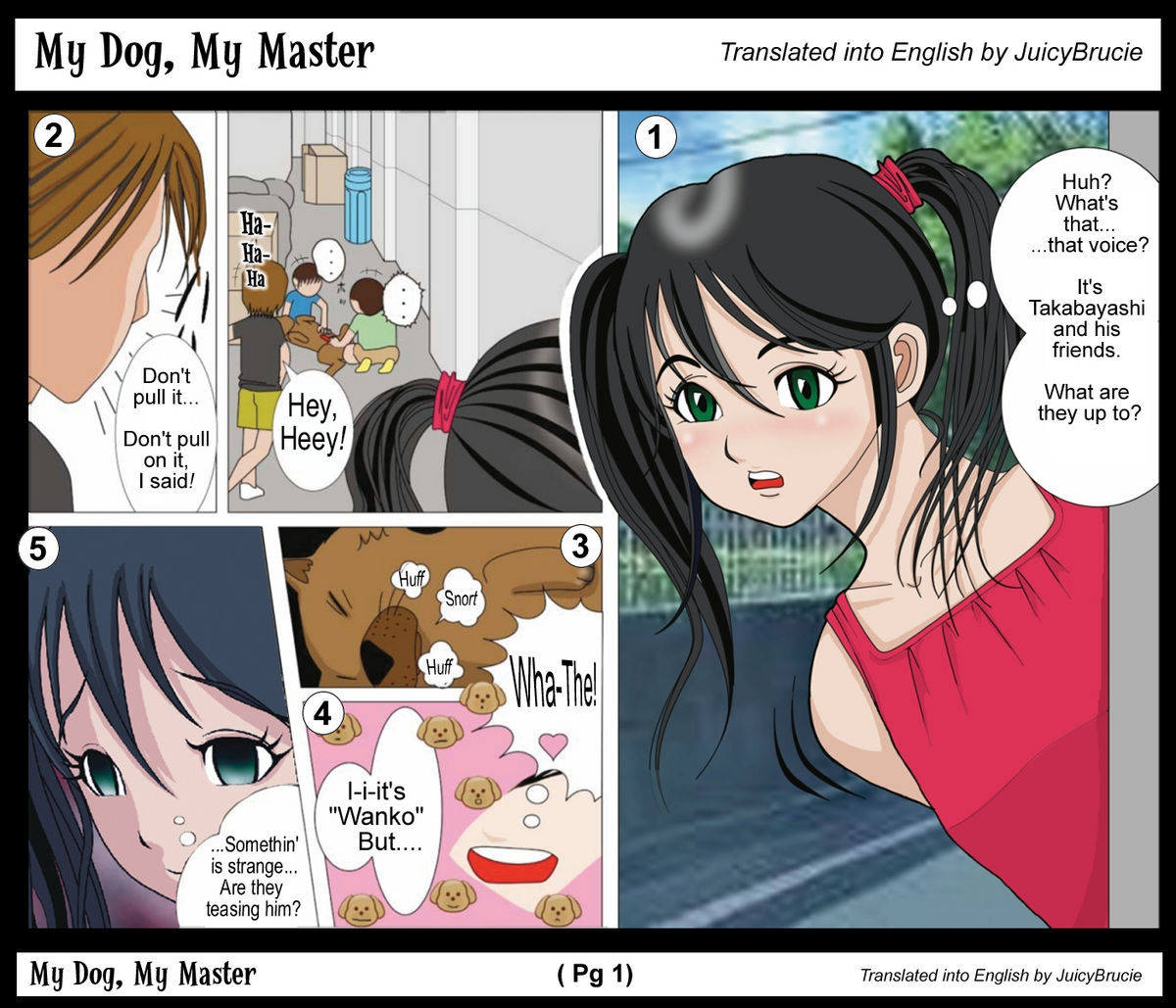 [はるはる堂] 私んちのお犬様00 [英訳]