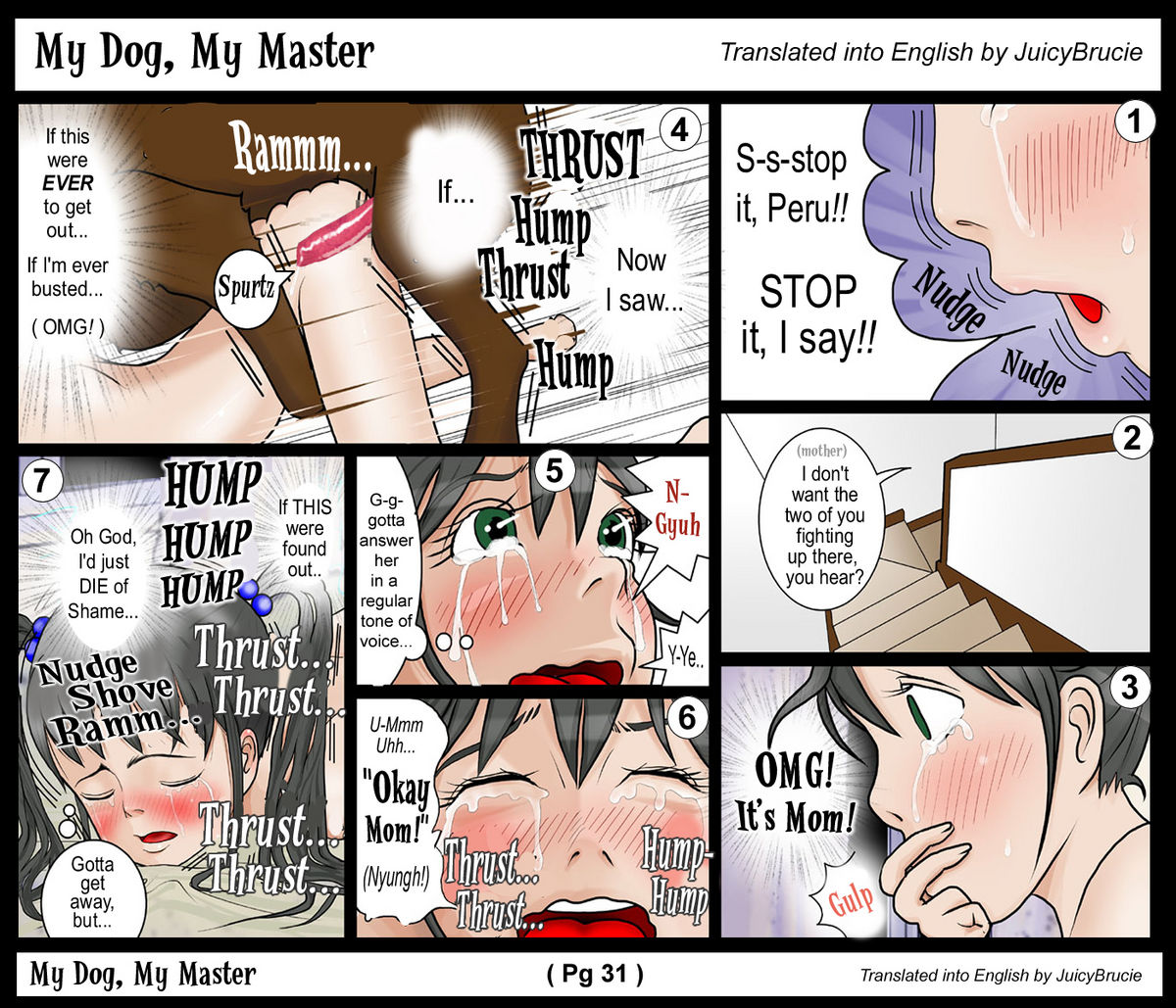[はるはる堂] 私んちのお犬様00 [英訳]