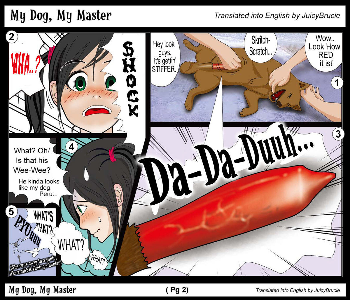 [はるはる堂] 私んちのお犬様00 [英訳]