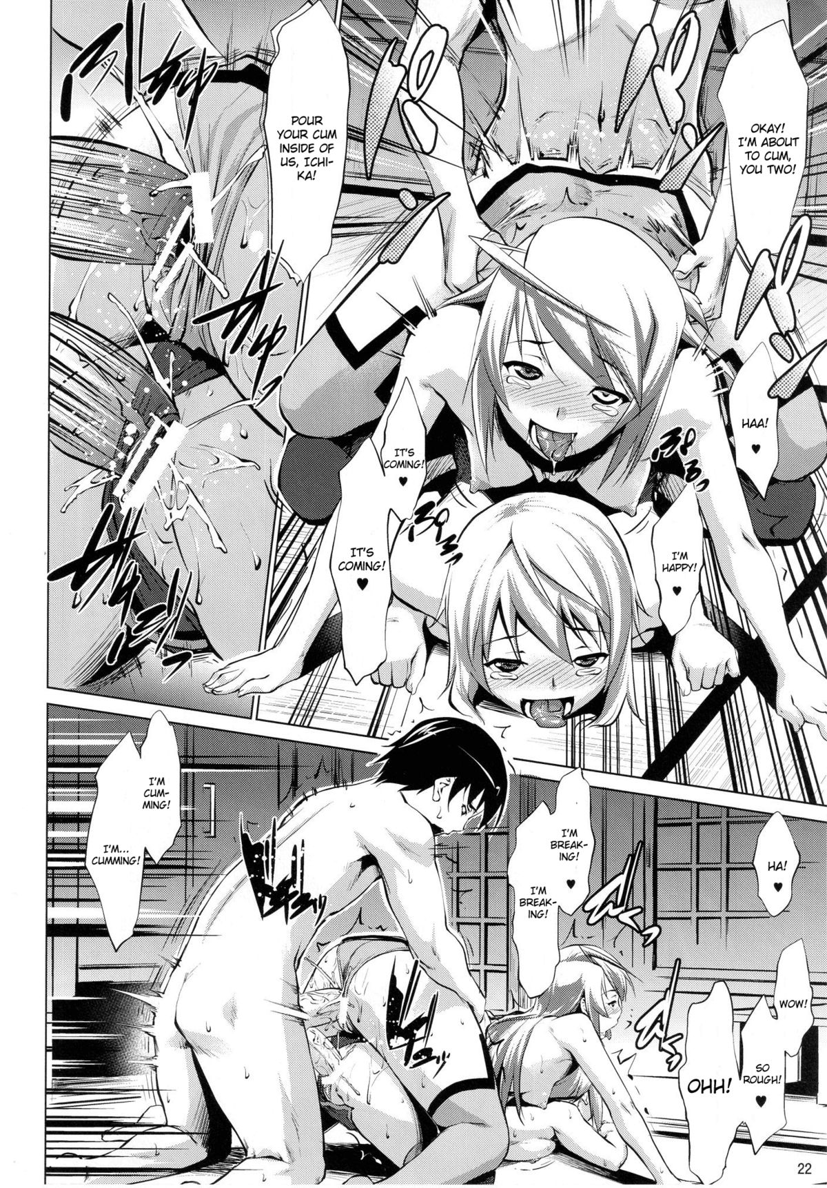 【ななつのカギアナ（ななかぎ聡）】不道徳なストラトス2（ISインフィニットストラトス）[英語]