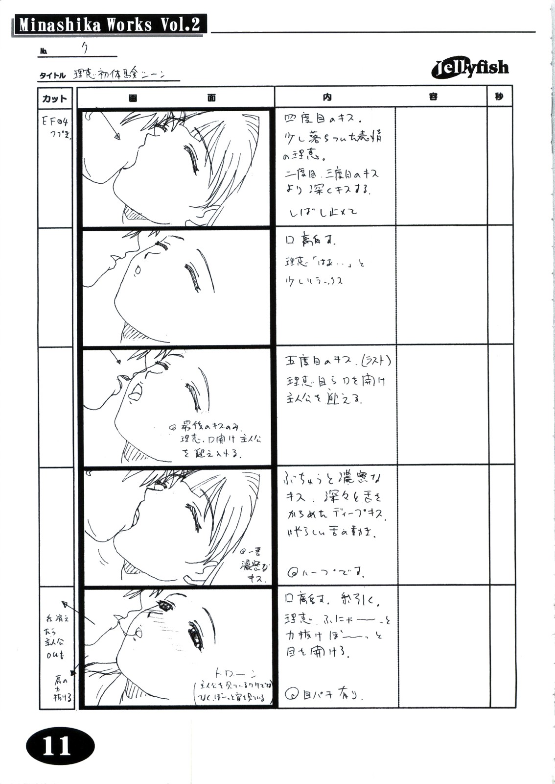 [マキノ事務所(滝美梨香)] Minasika Works Vol.2 「LOVERS ～恋に落ちたら…～」絵コンテ集