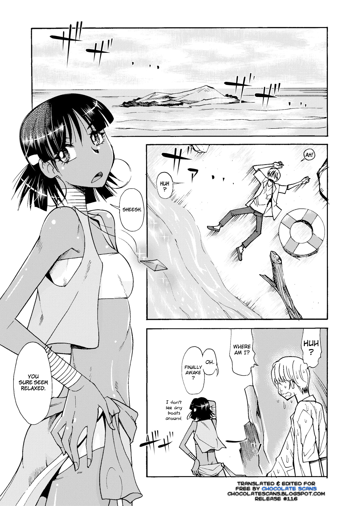 [嗚呼！藍川道場 (尾野けぬじ)] ナディアと無人島生活 (ふしぎの海のナディア) [英訳] [DL版]