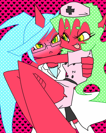 【なべしき】デイモン姉妹えっちつぶ(パンティ&ストッキングwithガーターベルト) 【なべしき】デイモン姉妹えっちつぶ(パンティ&ストッキングwithガーターベルト)