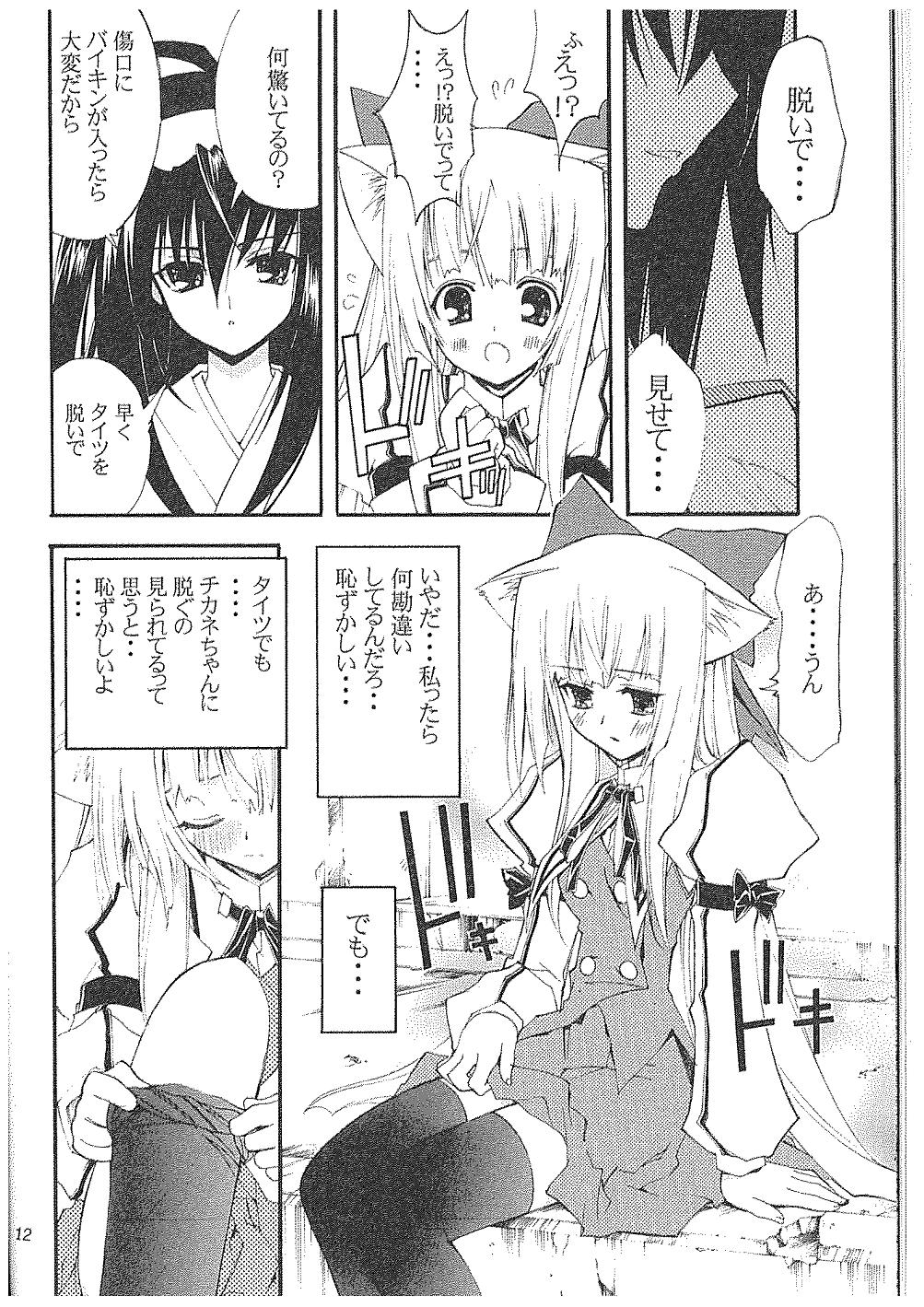 (C67) [介錯] 蒼い月と太陽と… (神無月の巫女)