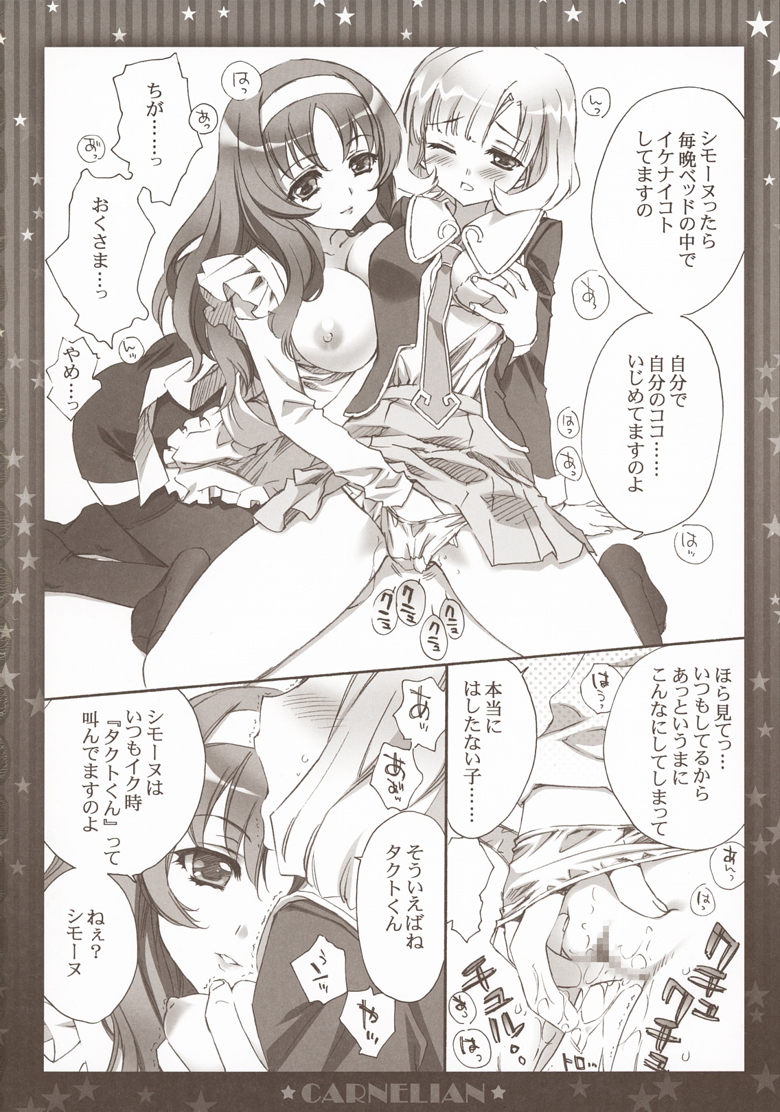 (COMIC1☆5) [CARNELIAN] 新妻が毎晩ひとりきりのベッドで考えること (STAR DRIVER 輝きのタクト)