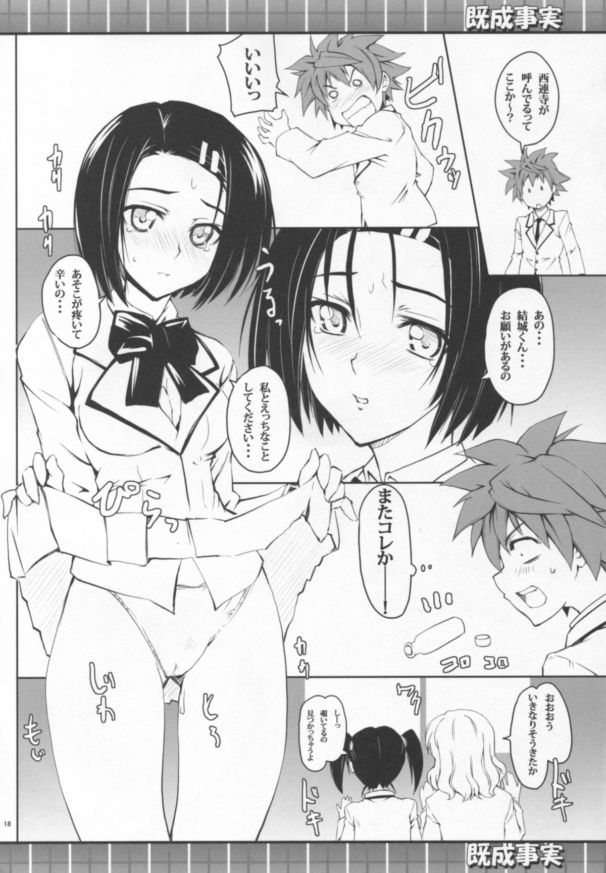 (COMIC1☆2) [Zi (睦月ぎんじ)] 既成事実 (ToLOVEる)