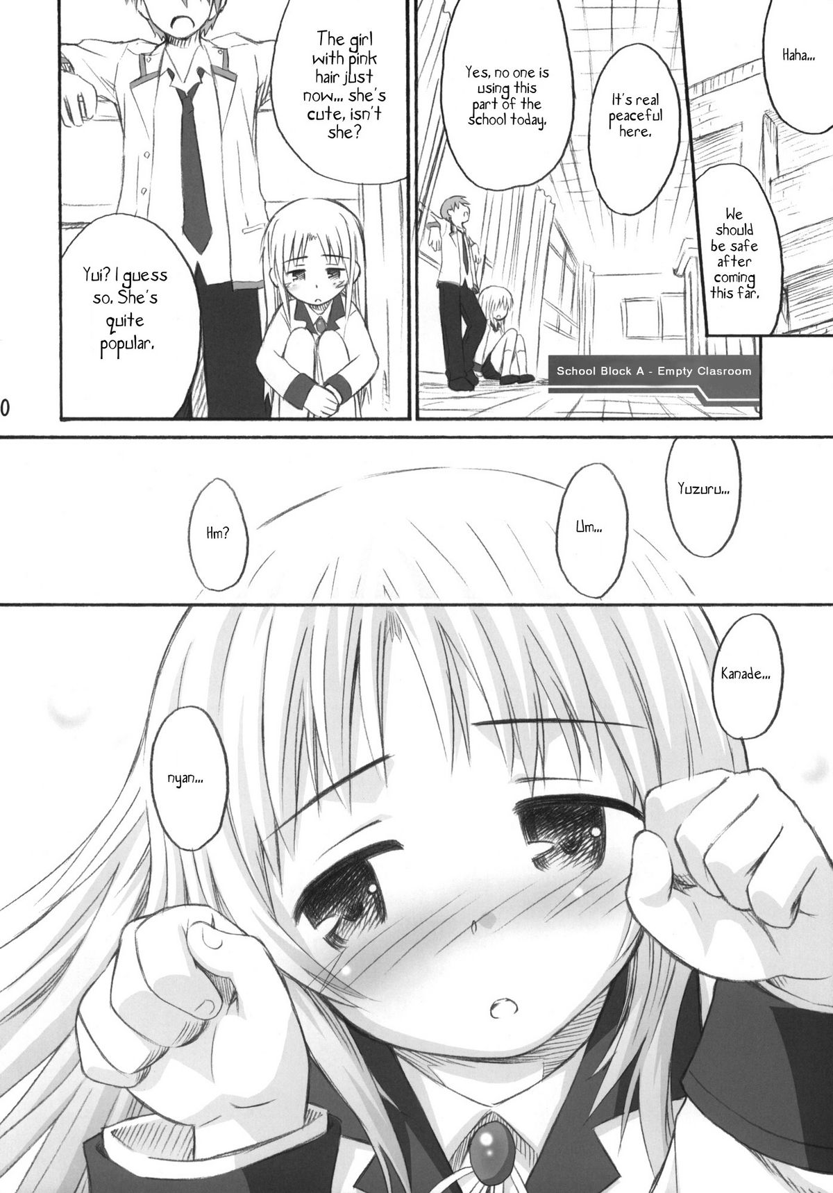 (C79) [じどー筆記 (こけこっこ☆こま)] 君の瞳は100万ボルト! (AngelBeats!) [英訳]