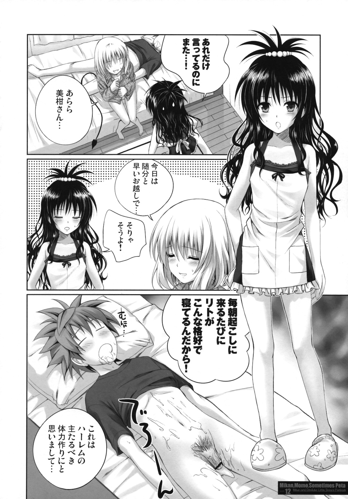 (C79) [40010壱号 (40010試作型)] MIKAN, MOMO, SOMETIMES PETA (ToLOVEる)