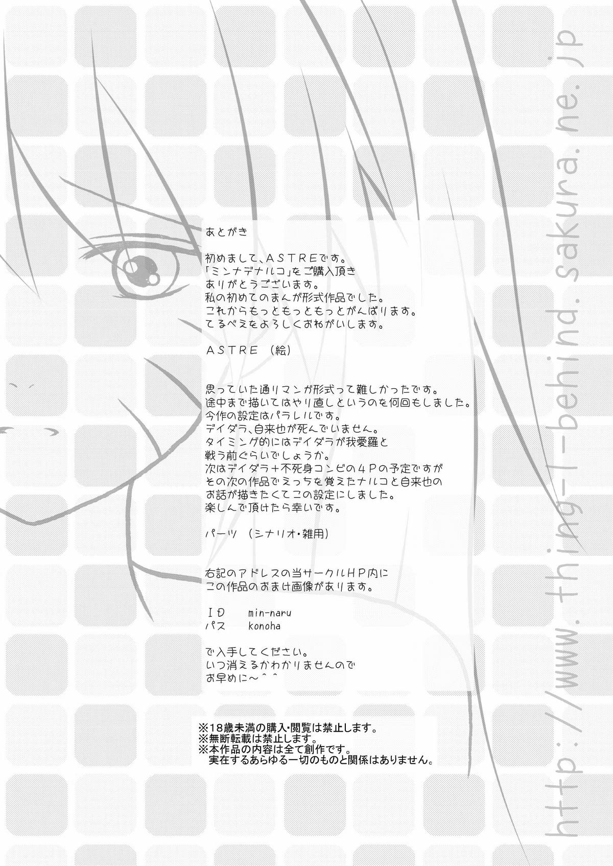 [てるべえ (パーツ、ASTRE)] ミンナデナルコ～暁捕縛編～ (ナルト)