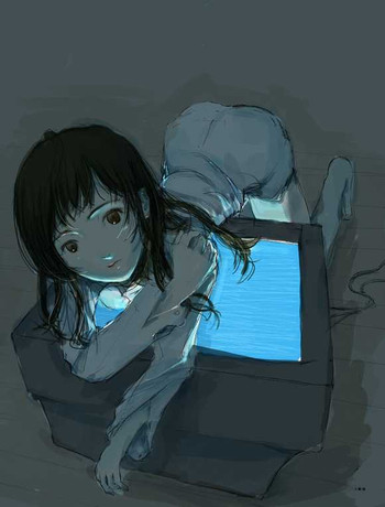 [不明]デジタル放送ガール（ザリング）（英語）=萼=