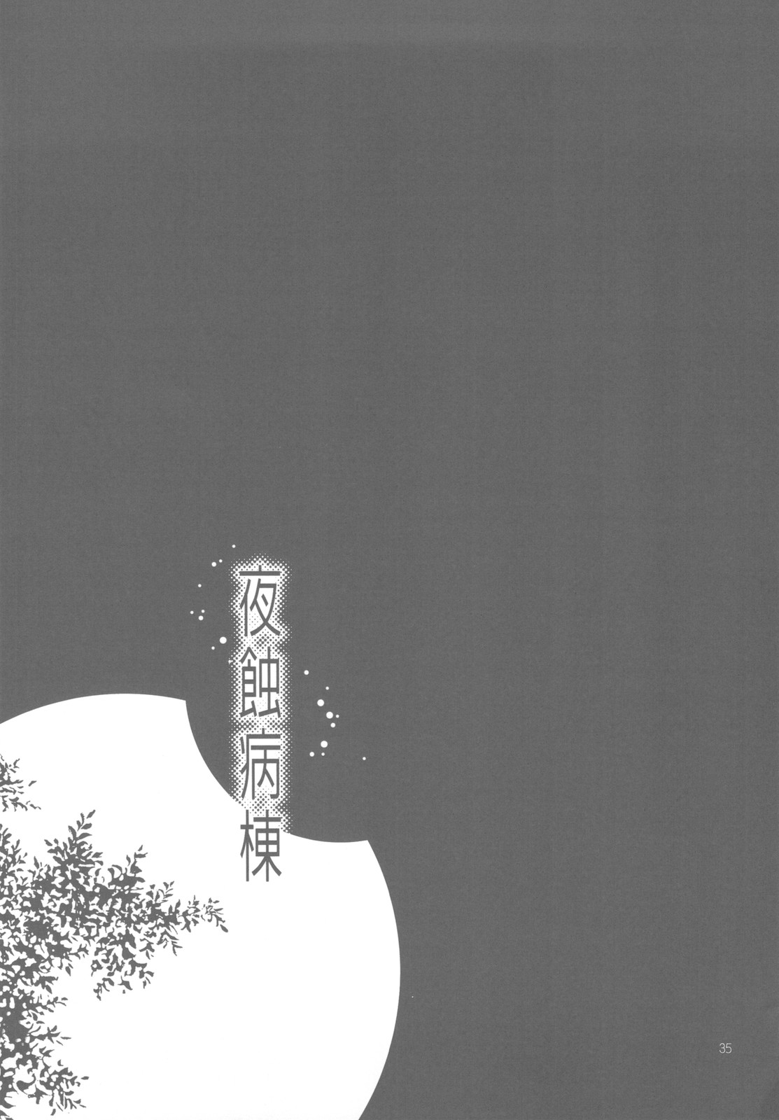(C78) [渚のハイカラ金魚 (如月モユ)] 夜蝕病棟