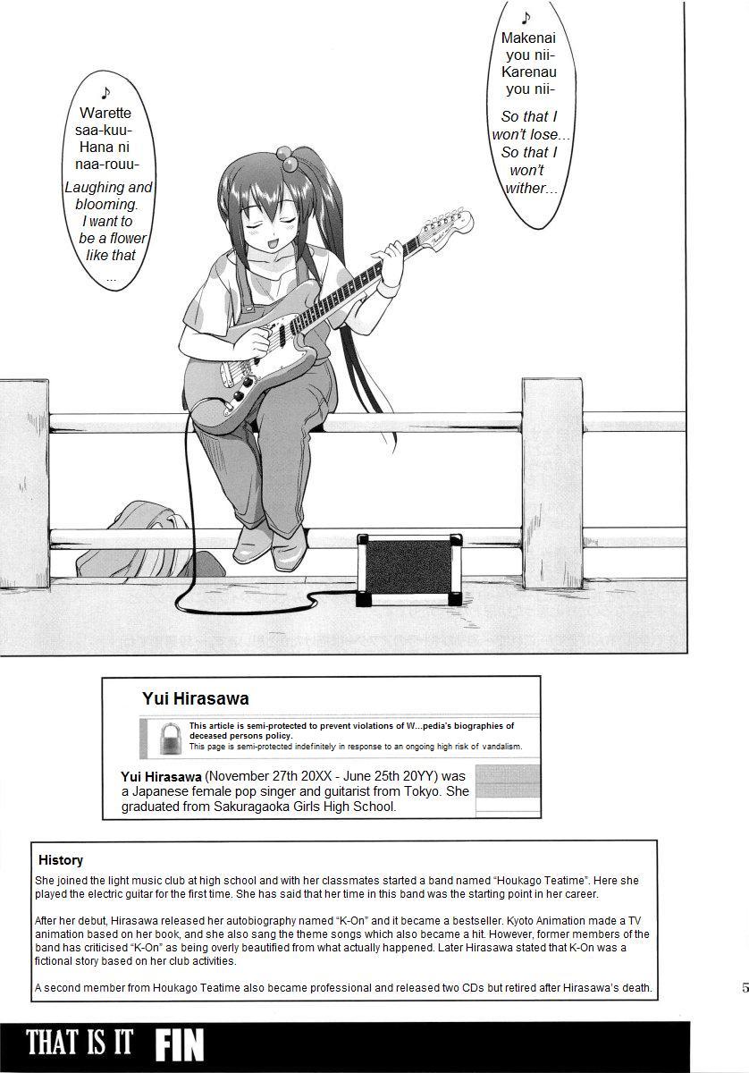 (C78) [蛸壷屋 (TK)] THAT IS IT (けいおん!) [英訳]