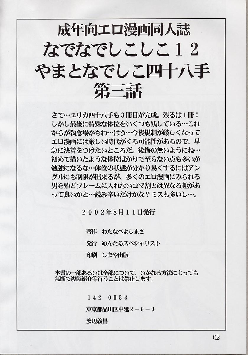 (C62) [めんたるスペシャリスト (わたなべよしまさ)] なでなでしこしこ12 (機動戦艦ナデシコ)