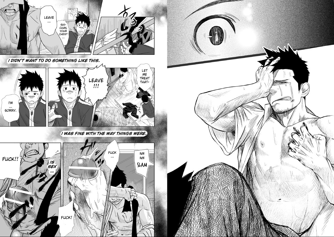 (ショタスクラッチ10) [♂めんたいこ♂ (一十)] いたいイタイいたい。1 [英訳]