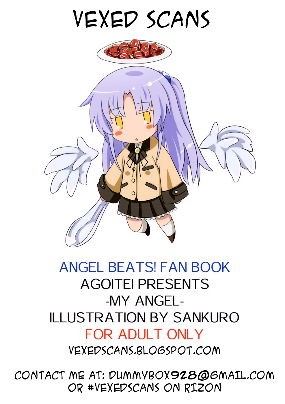 (サンクリ48) [AGOI亭 (三九呂)] My Angel (エンジェル ビーツ) [英訳]