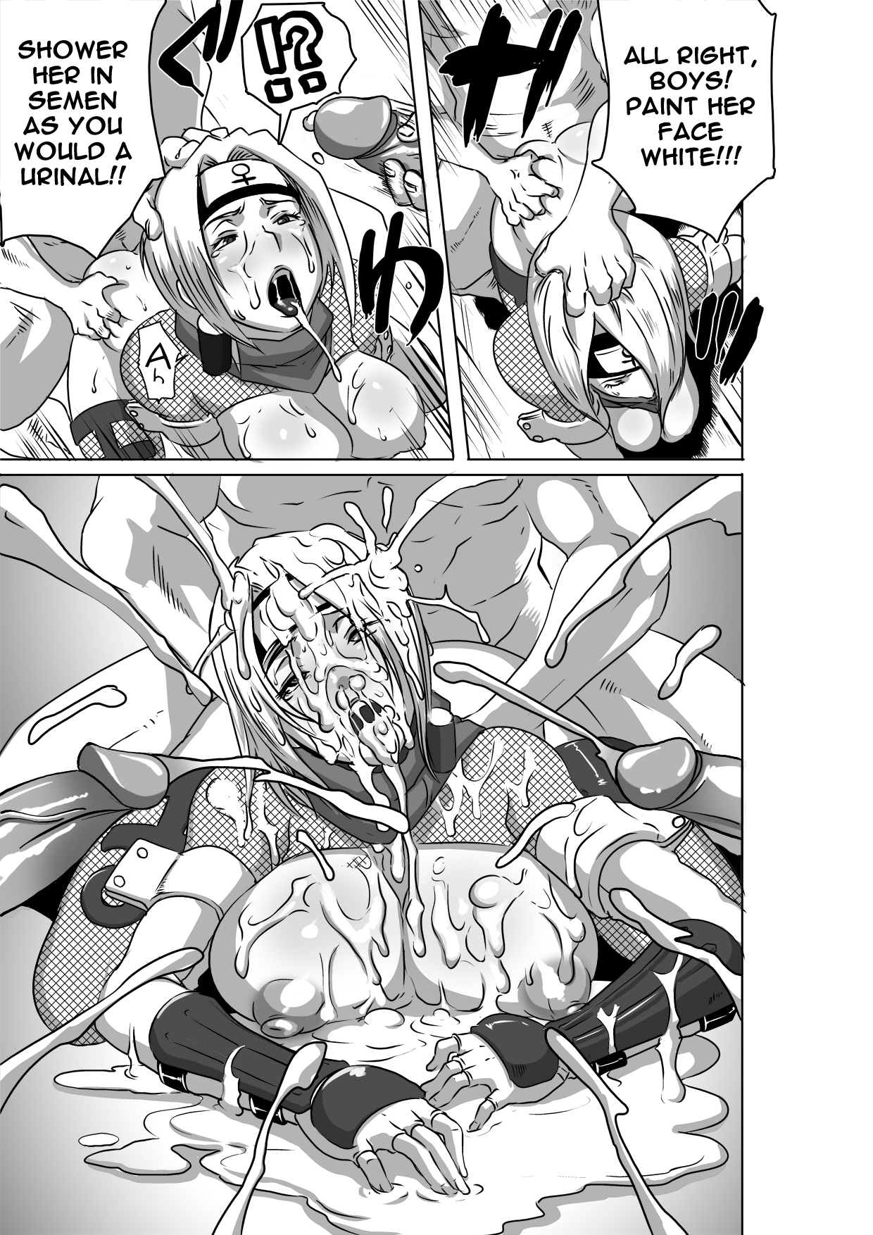 [Eroquis! (ブッチャーU)] SACRIFICE HEROES：「セックス忍者ミソギ」 [英訳]