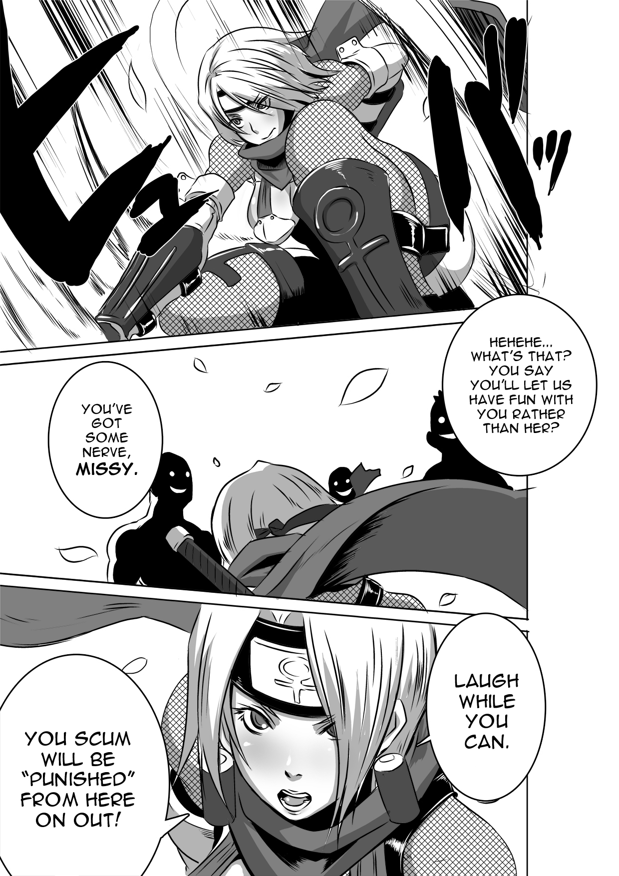 [Eroquis! (ブッチャーU)] SACRIFICE HEROES：「セックス忍者ミソギ」 [英訳]