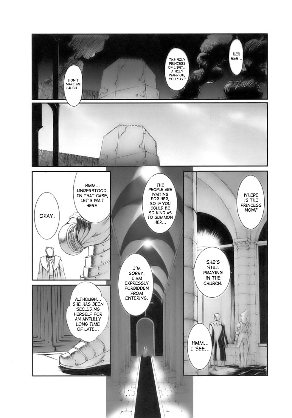 [おかだまつおか] ひかりのかげ (闘うヒロイン陵辱アンソロジー 闘姫陵辱10) [英訳]