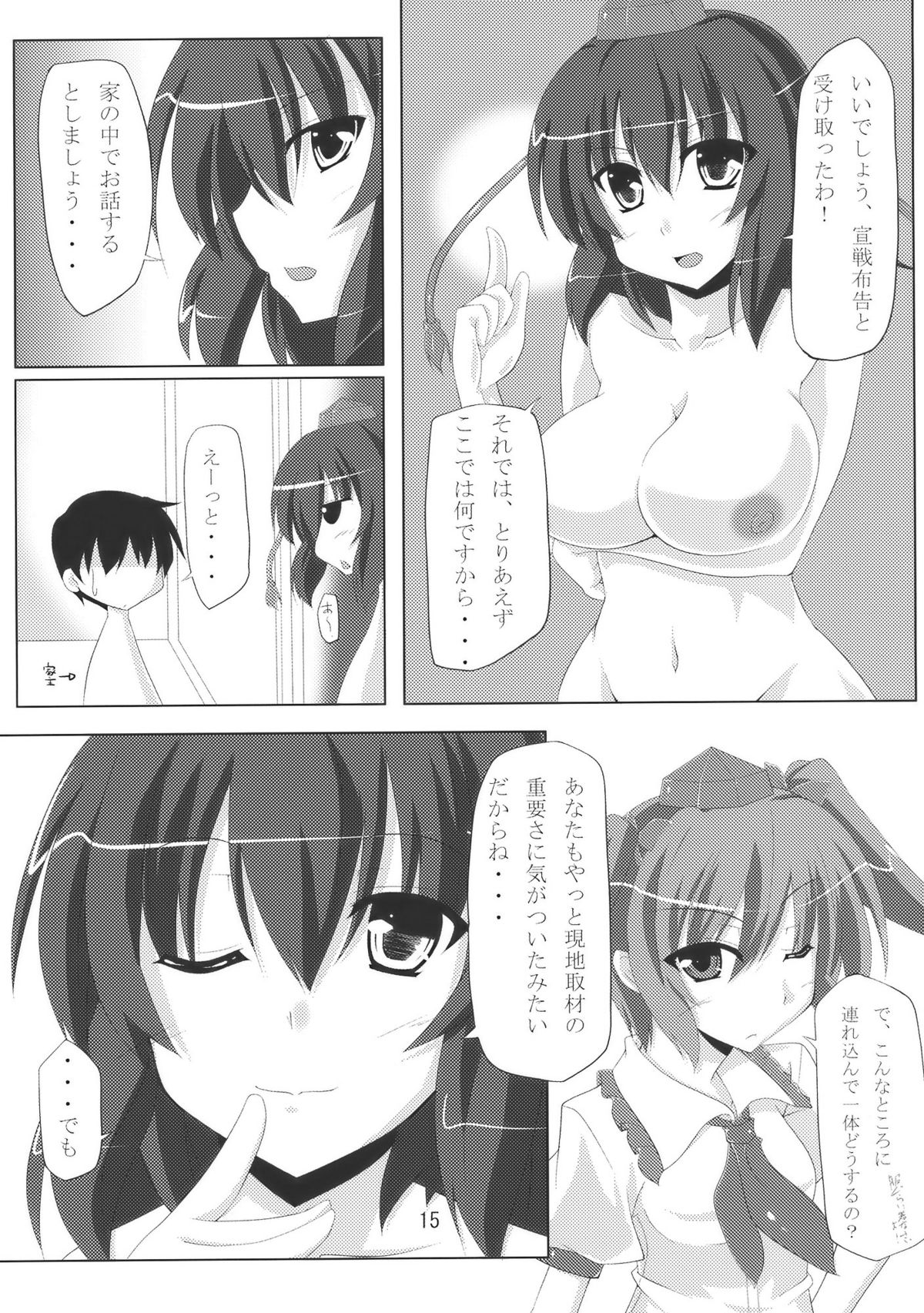(COMIC1☆4) [アマデウスの遺産 (藤原秋, 蒼羽翔)] 天狗FEVER (東方Project)