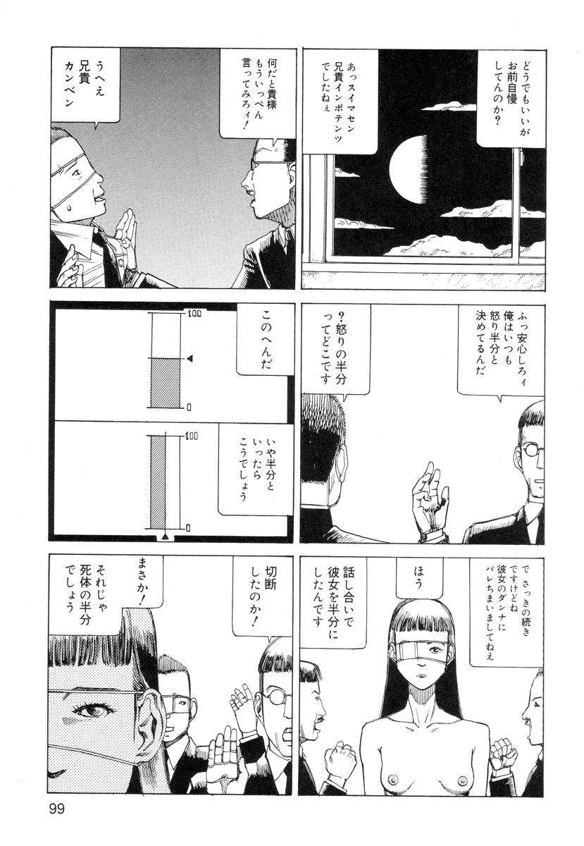 [駕籠真太郎] 穴、文字、血液などが現れる漫画