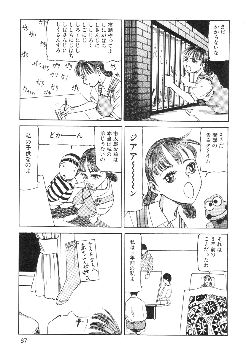 [駕籠真太郎] 穴、文字、血液などが現れる漫画