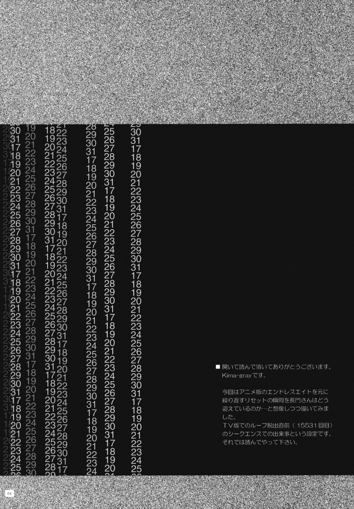 (C77) [ヴェクセルハフト (Kima-gray)] Last Quarter (涼宮ハルヒの憂鬱)