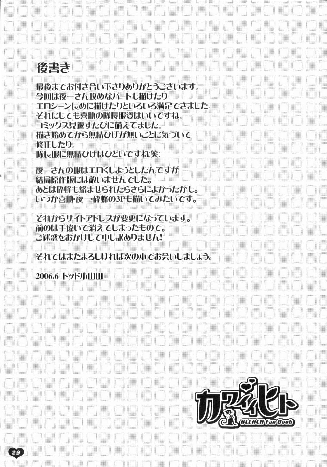 [トッドスペシャル(トッド小山田)] カワイイヒト (ブリーチ) [英訳] [無修正]