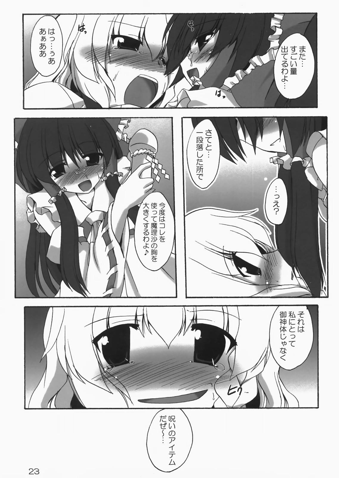 (C73) [有言実行 (ゴンざぶろー)] 彼女と彼女のよく或る一日 (東方Project)