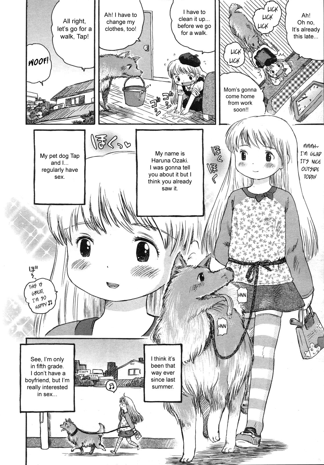 [うさくん] 今月のわんこ。 (COMIC LO 2007年5月号) [英訳]