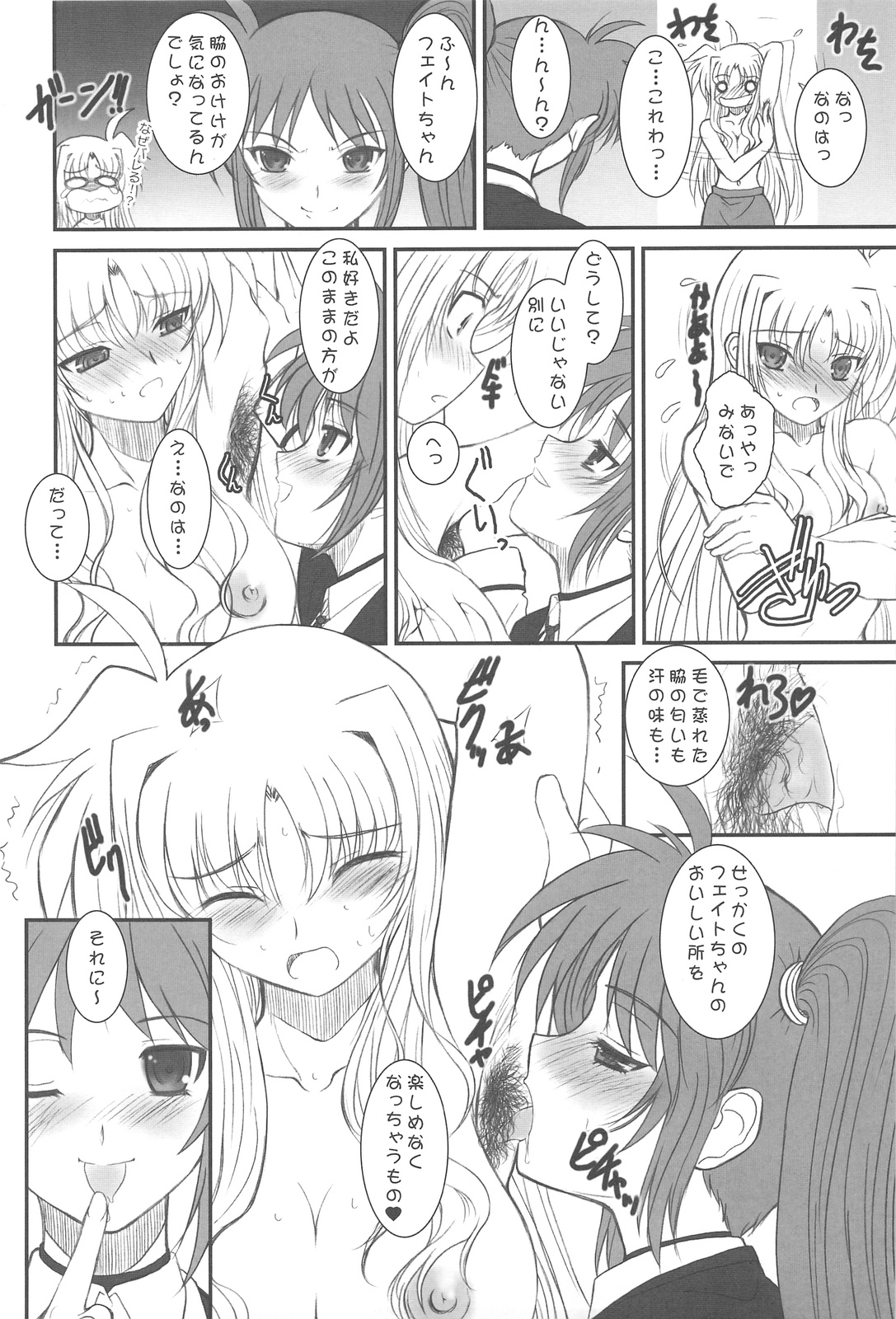 (C77) [ディエップ工房 (あるぴーぬ)] UNDER HAIR (魔法少女リリカルなのは)