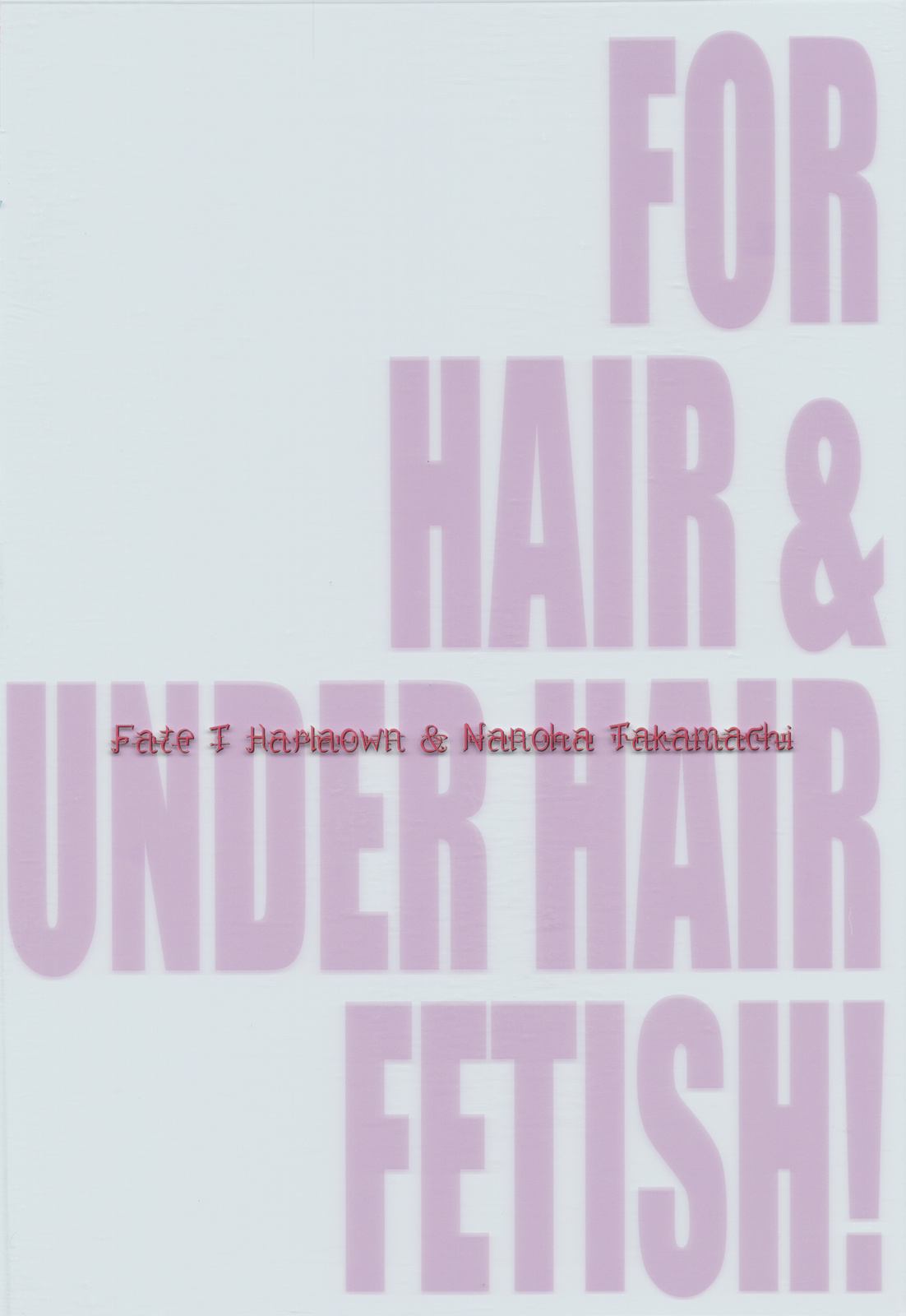 (C77) [ディエップ工房 (あるぴーぬ)] UNDER HAIR (魔法少女リリカルなのは)