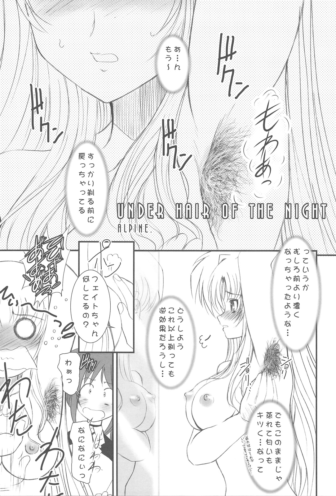 (C77) [ディエップ工房 (あるぴーぬ)] UNDER HAIR (魔法少女リリカルなのは)