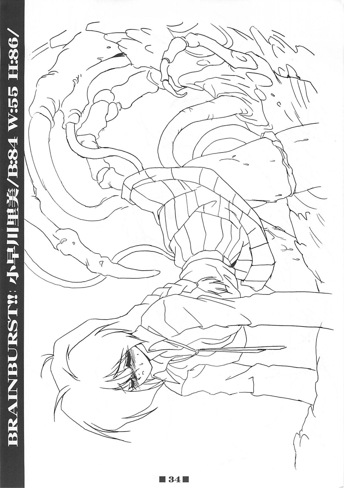 (C58) [HQ's (梶山弘)] RB WORKS (1) GENM & BRAINBURST!! 淫獣幻夢原画集 (淫獣幻夢)