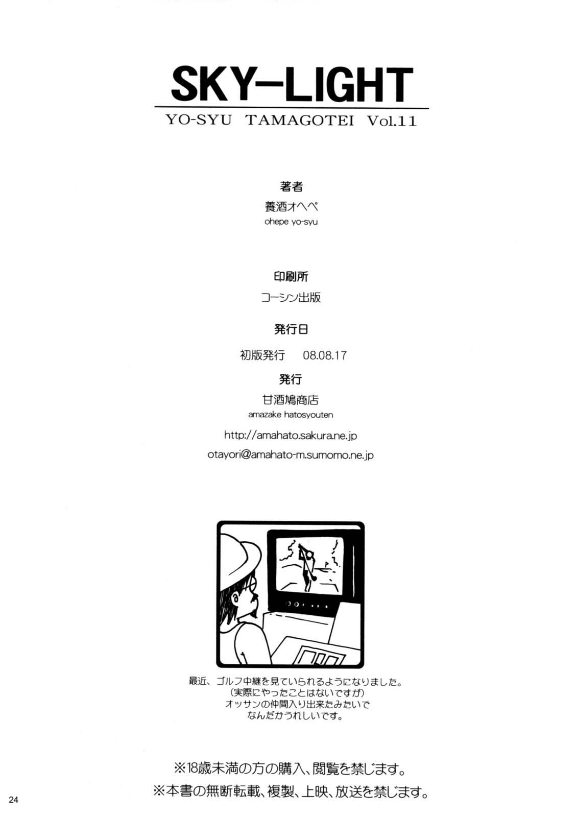 (C74) [甘酒鳩商店 (養酒オヘペ)] SKY LIGHT (ストリートファイター) [英訳]