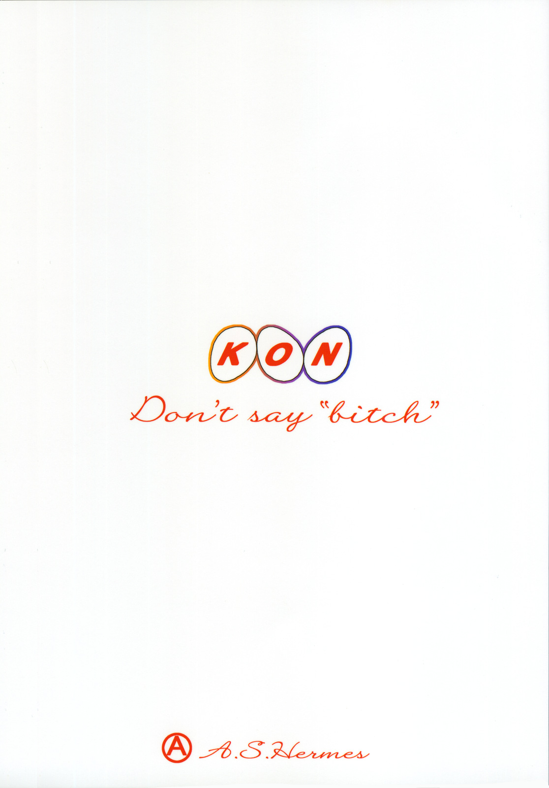 [Circle A (A.S.ヘルメス)] Don't say ''bitch'' (けいおん!)