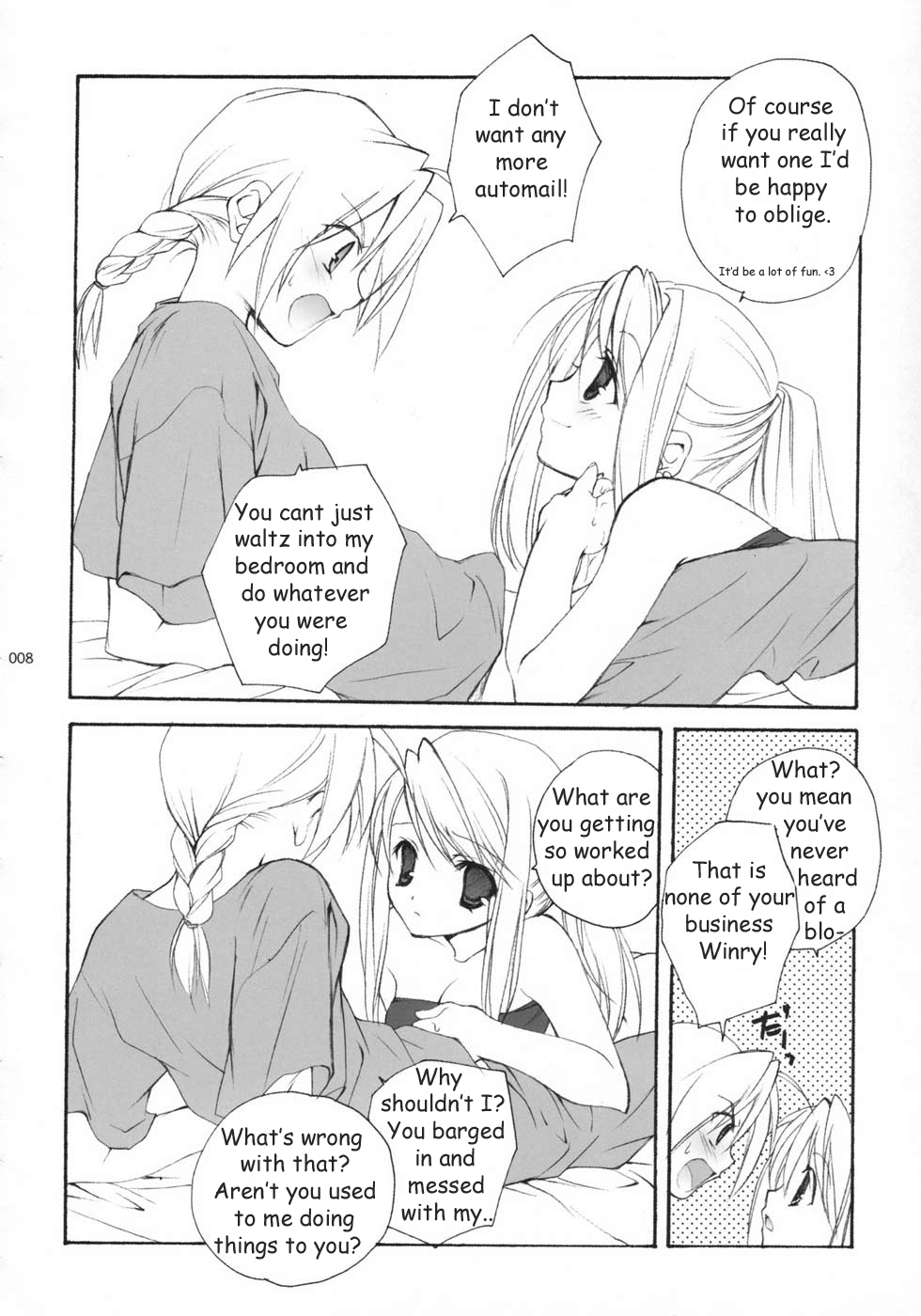 (C65) [共月亭 (宮下未紀)] はがねのXXXX (鋼の錬金術師) [英訳] [無修正]