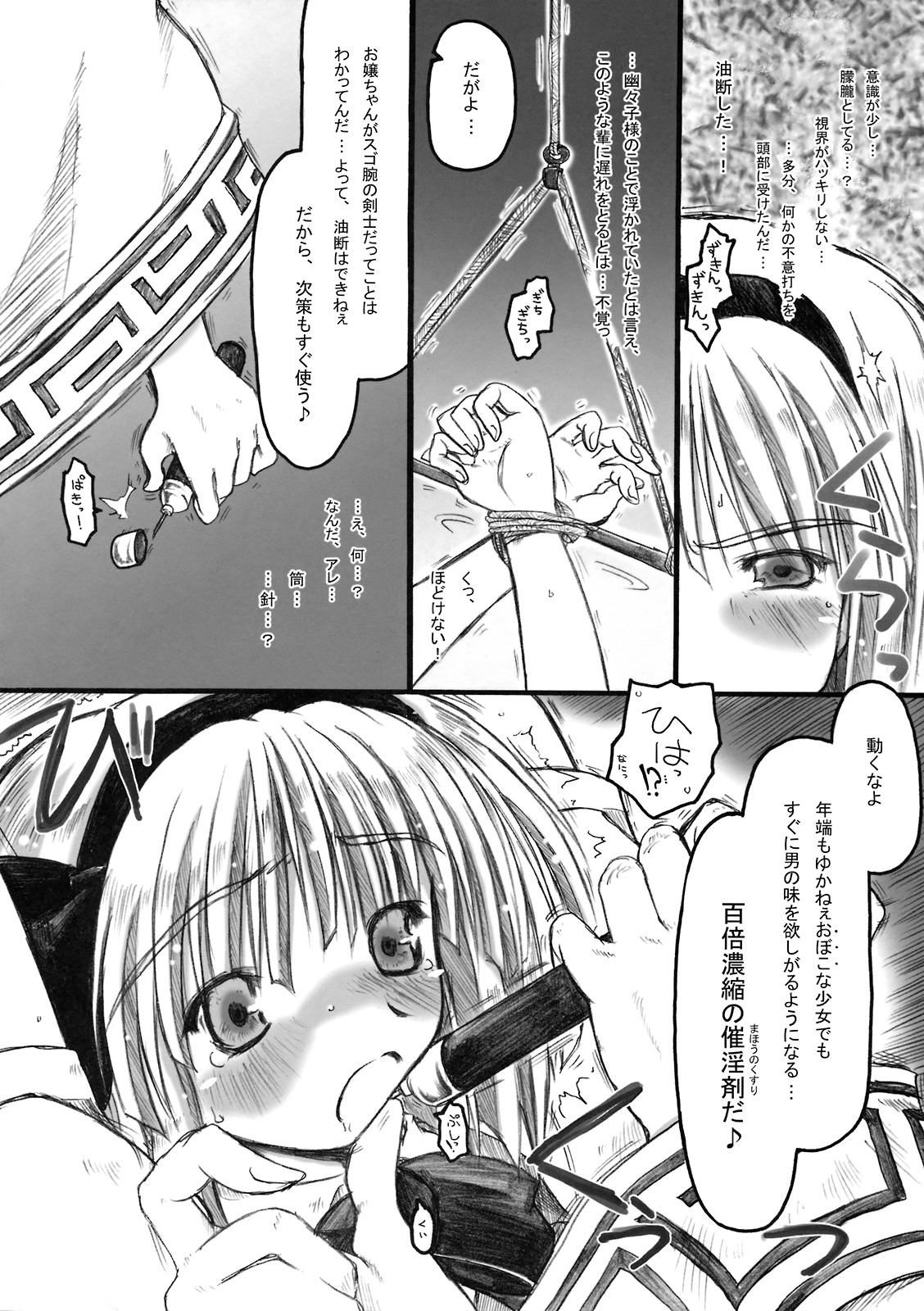 (崇敬祭) [暗黒暴走組 (アイヌマニア)] 非運ノ夢 (東方Project)