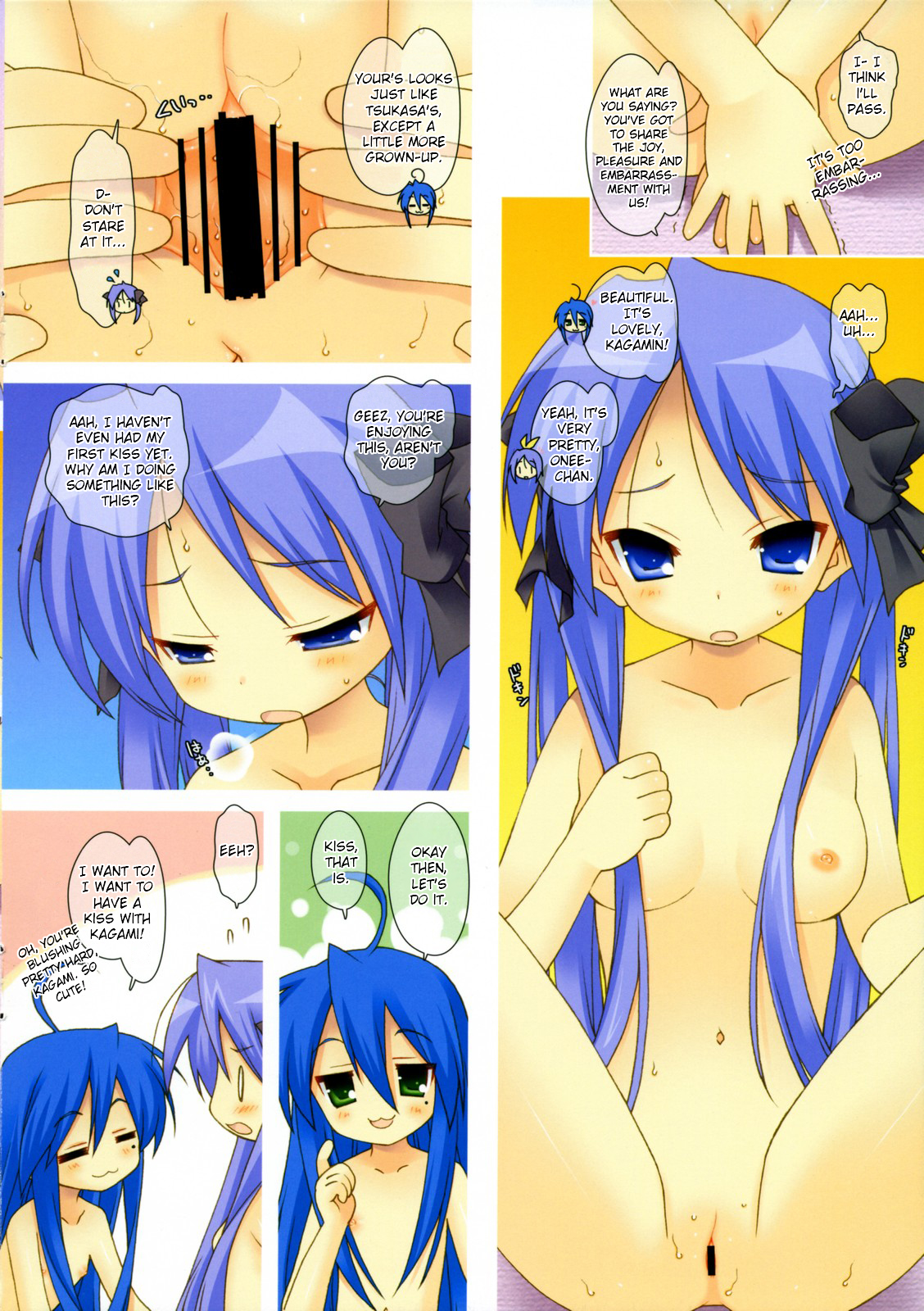 (C72) [恋愛漫画家 (鳴瀬ひろふみ)] らき☆ちょ (らき☆すた) [英訳]