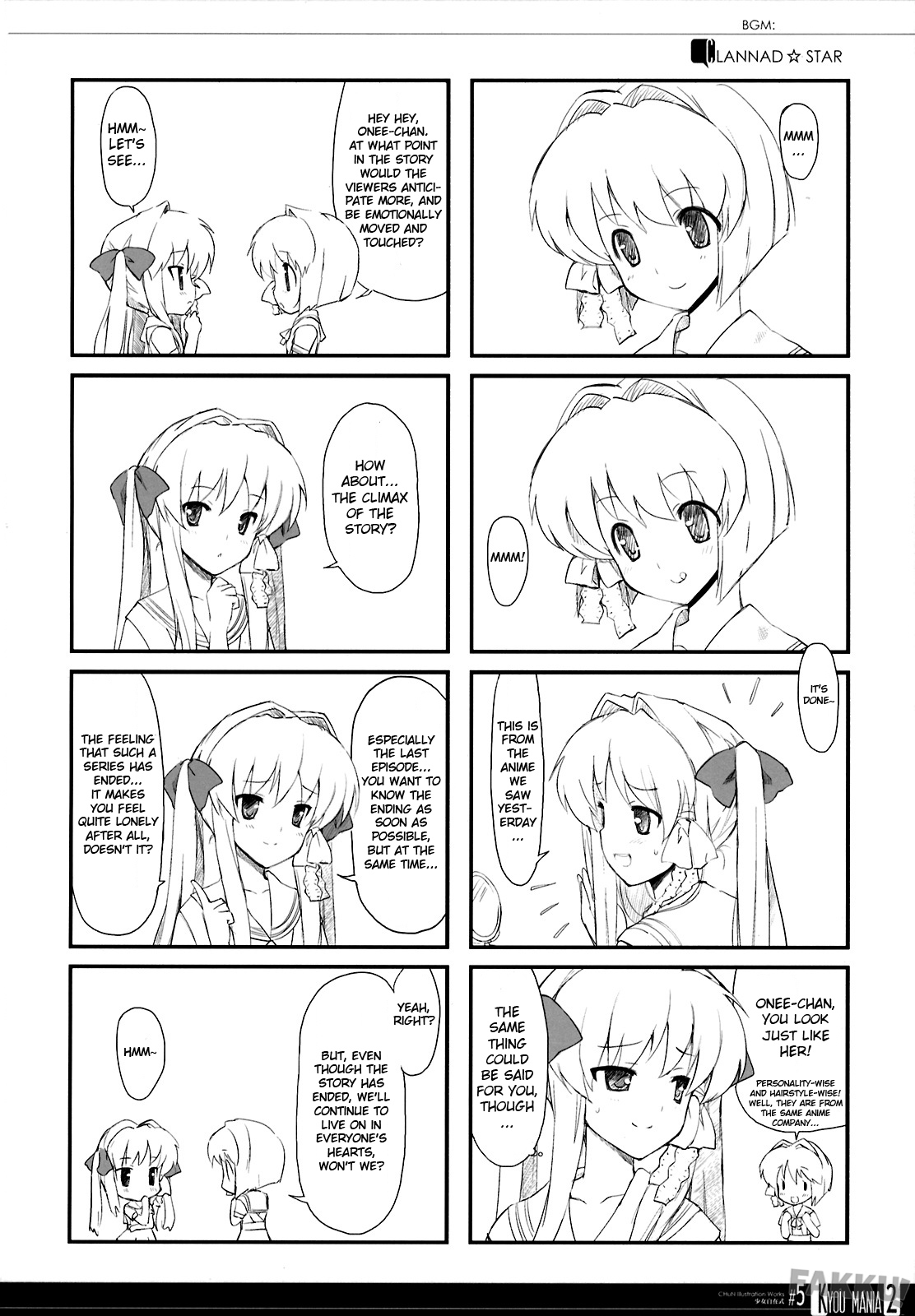 (COMIC1☆3) [風舞結界、Friendly Sky (CHuN)] KYOU MANIA 2 (クラナド) [英訳]